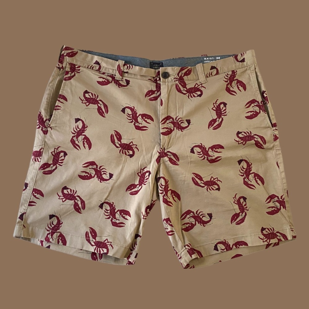 NWOT J. Crew Lobster Shorts size 38